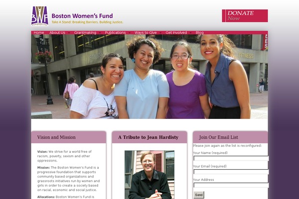 bostonwomensfund.org site used Desen