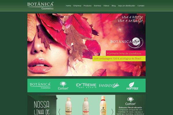 botanicacosmetics.com.br site used Botanica