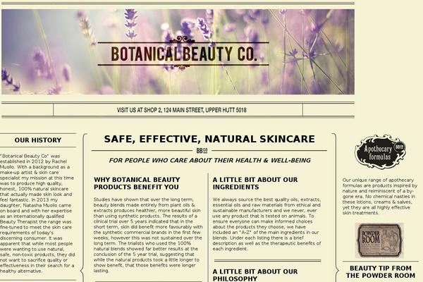 botanicalbeauty.co site used Botanicalbeauty