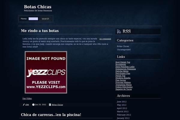 botas-chicas.com site used Dirty Blue