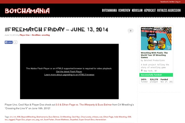 botchamania.com site used Videomag-theme