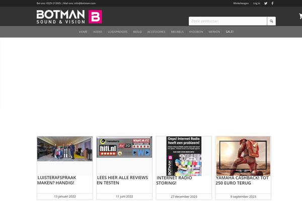 botman.com site used Botman-theme