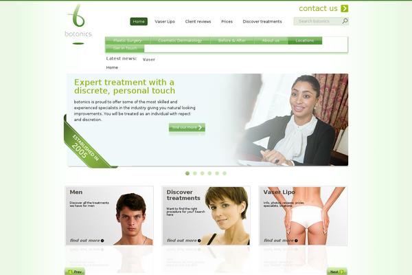 botonics theme websites examples