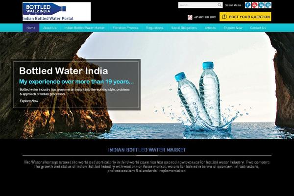 bottledwaterindia.org site used Bottled-water