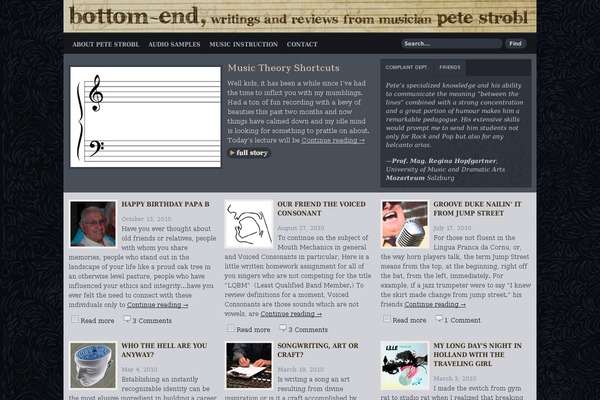 WordPress website example screenshot