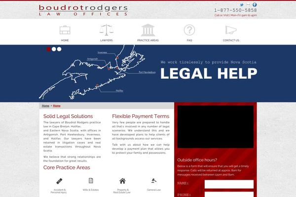 WordPress website example screenshot