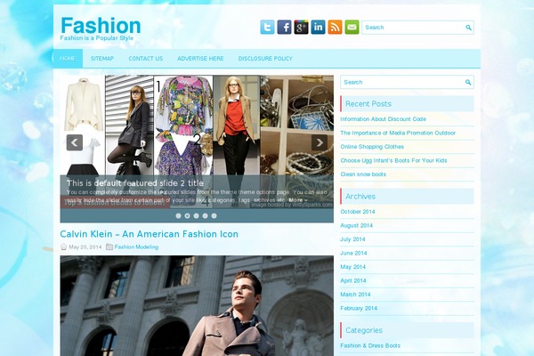 WordPress website example screenshot