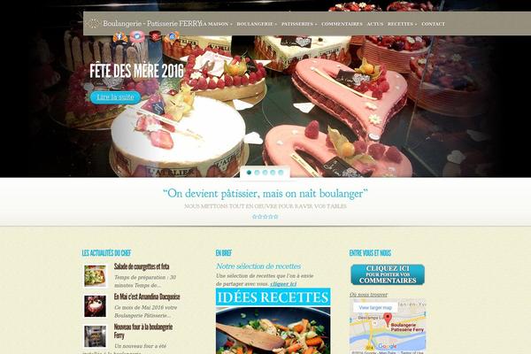 MyCuisine theme site design template sample