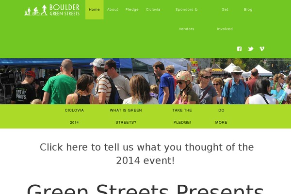 bouldergreenstreets.org site used Infographer