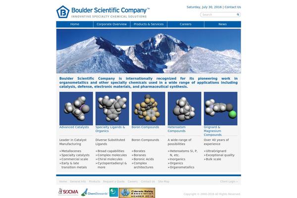 bouldersci.com site used Bouldersci