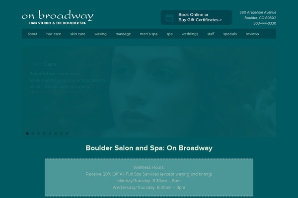 boulderspa.com site used Onbroadway-2013