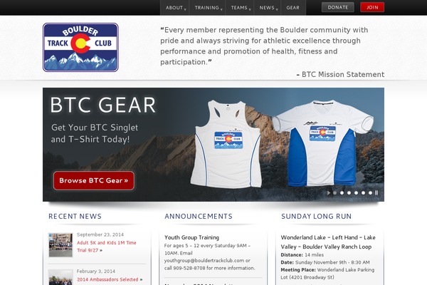 bouldertrackclub.com site used Bouldertrackclub