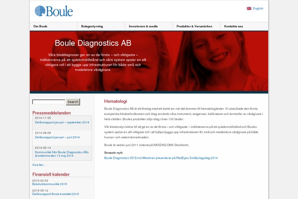 boule.se site used Boule-theme