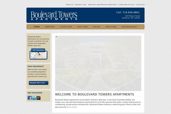 boulevardtowersapts.com site used Siara-management