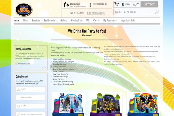 WordPress website example screenshot