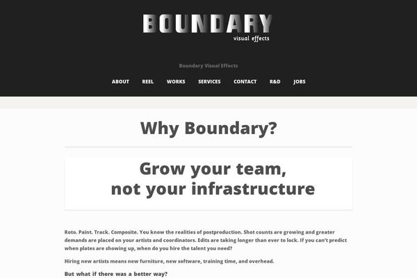 boundaryvfx.com site used Sublime Press