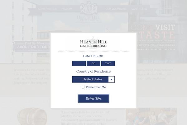 bourbonheritagecenter.com site used Bourbonheritagecenter