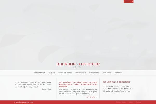 bourdon-forestier.com site used Trinity