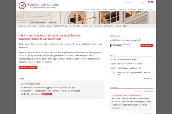bousie.nl site used Bousietemp