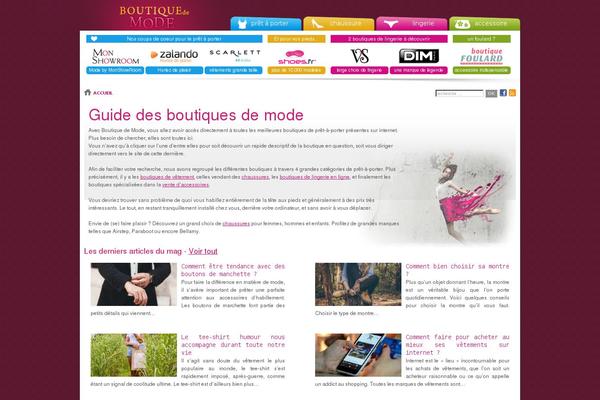 boutiquedemode.com site used Boutique-mode