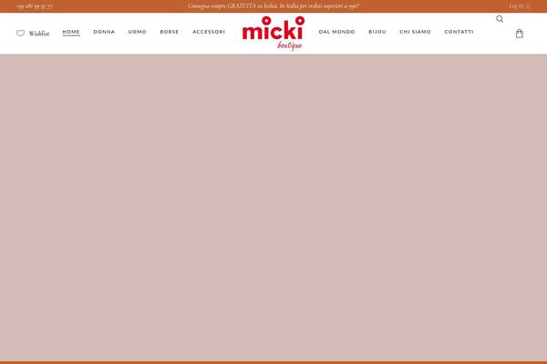 Biagiotti theme site design template sample