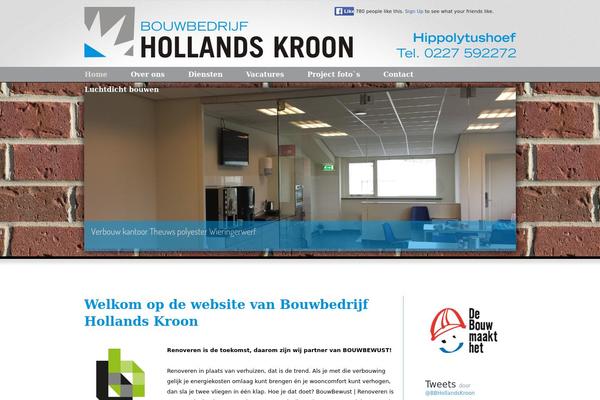 bouwbedrijfhollandskroon.nl site used Standaard