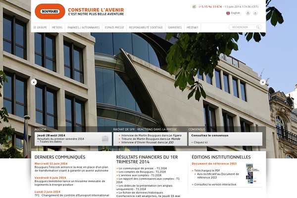 bouygues.fr site used Bouygues
