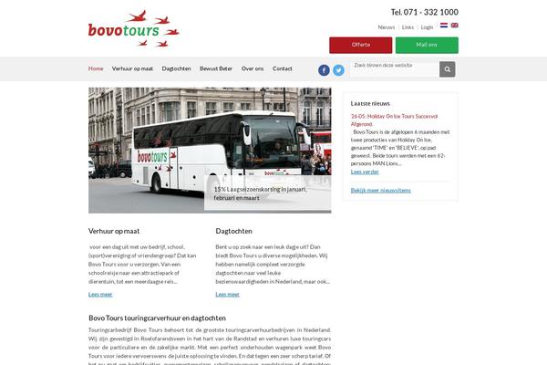 bovotours.nl site used Bovotours