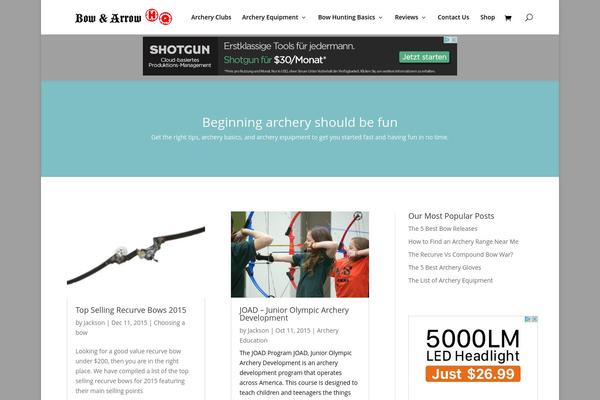 Divi theme site design template sample