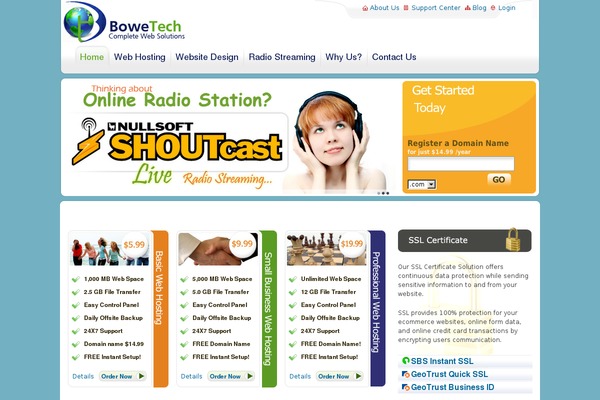bowetech.com site used Bowetech