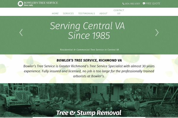 bowlerstreeservice.com site used Bowlersfourteen