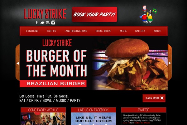 bowlluckystrike.com site used Luckystrike