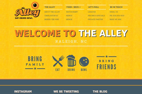 bowlthealley.com site used Luckytimes