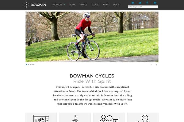 bowman-cycles.com site used Clarkson