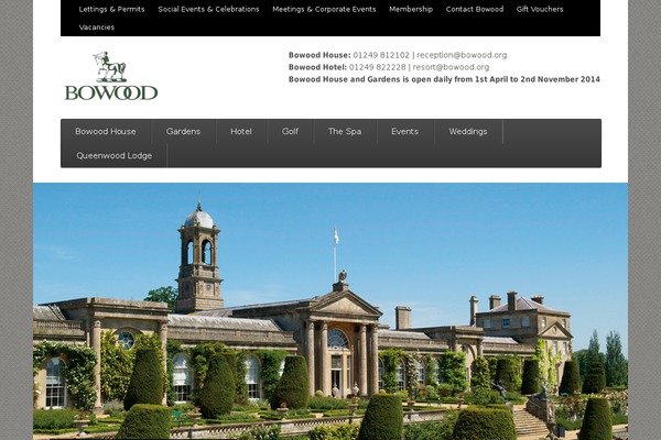 bowood.org site used Bowood