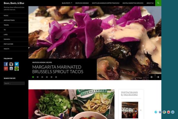 WordPress website example screenshot