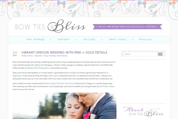 WordPress website example screenshot