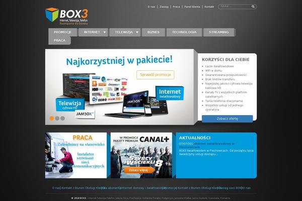 Jambox theme site design template sample