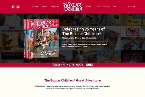 boxcarchildren.com site used Boxcar