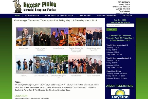 boxcarforeverbluegrass.com site used Boxcar