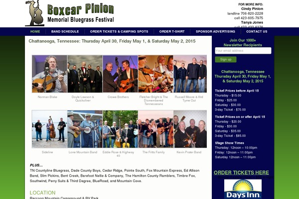 boxcar theme websites examples