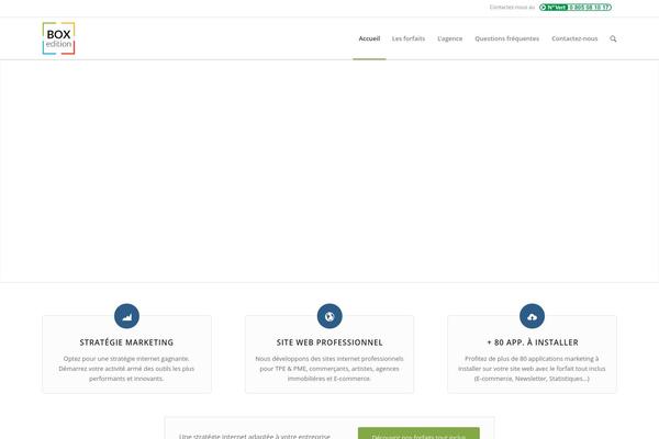 Enfold theme site design template sample