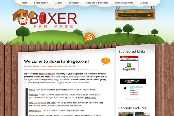 boxerfanpage.com site used Nature