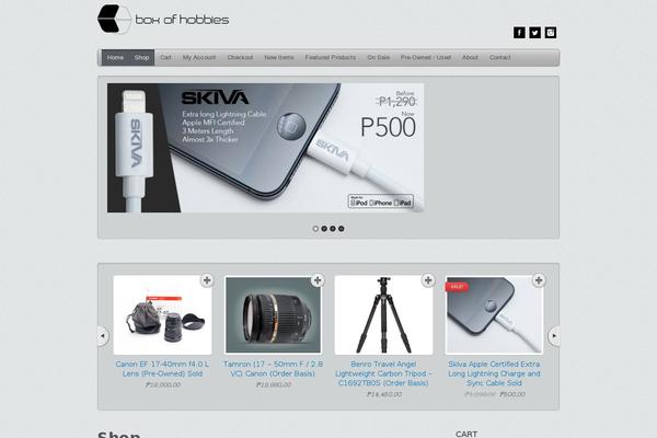 Shopdock theme site design template sample