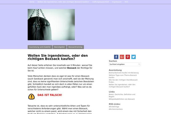 boxsack-kaufen.de site used Ninja-one