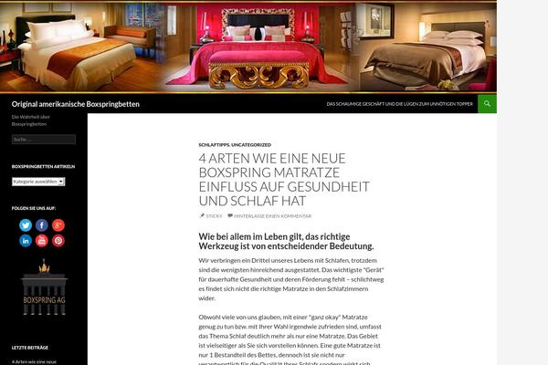 Twenty Fourteen theme site design template sample