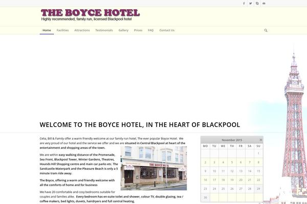 WordPress website example screenshot