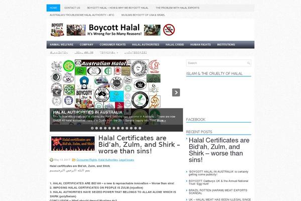 boycotthalal.com site used Newsmorning