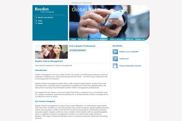 boydeninterim.fr site used Boyden