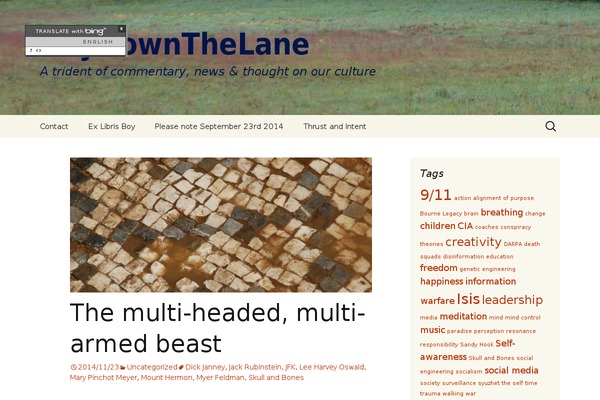 Twenty Thirteen theme site design template sample
